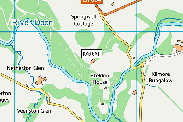 KA6 6AT map - OS VectorMap District (Ordnance Survey) KA6 6AT map - OS VectorMap District (Ordnance Survey)