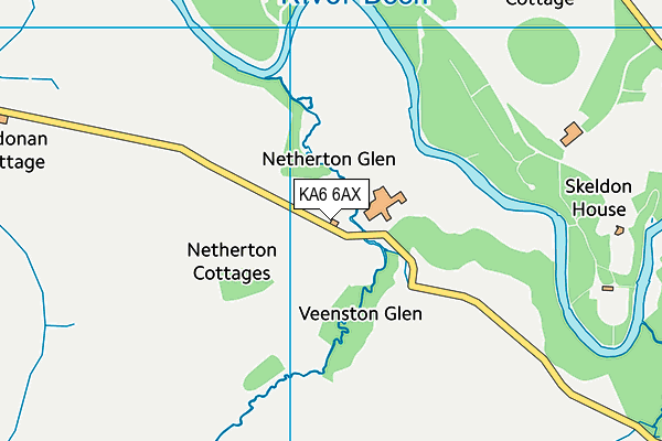 KA6 6AX map - OS VectorMap District (Ordnance Survey) KA6 6AX map - OS VectorMap District (Ordnance Survey)