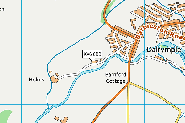 KA6 6BB map - OS VectorMap District (Ordnance Survey) KA6 6BB map - OS VectorMap District (Ordnance Survey)