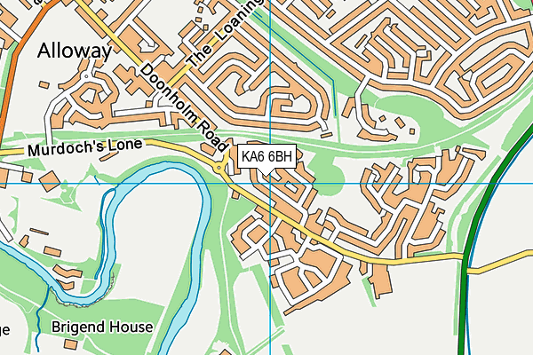 KA6 6BH map - OS VectorMap District (Ordnance Survey) KA6 6BH map - OS VectorMap District (Ordnance Survey)
