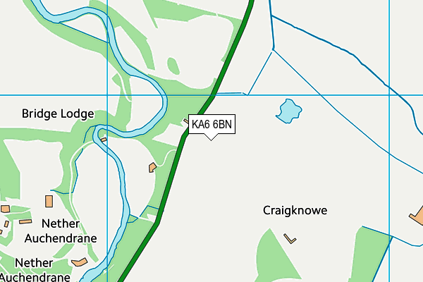KA6 6BN map - OS VectorMap District (Ordnance Survey) KA6 6BN map - OS VectorMap District (Ordnance Survey)