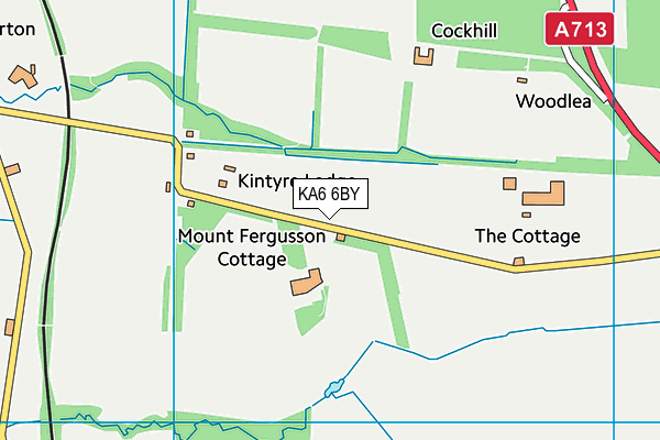 KA6 6BY map - OS VectorMap District (Ordnance Survey) KA6 6BY map - OS VectorMap District (Ordnance Survey)