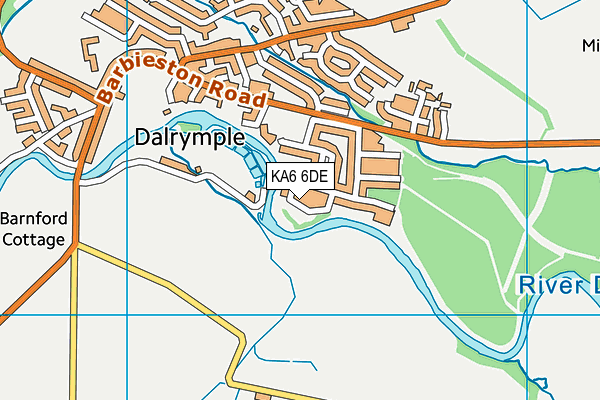 KA6 6DE map - OS VectorMap District (Ordnance Survey) KA6 6DE map - OS VectorMap District (Ordnance Survey)