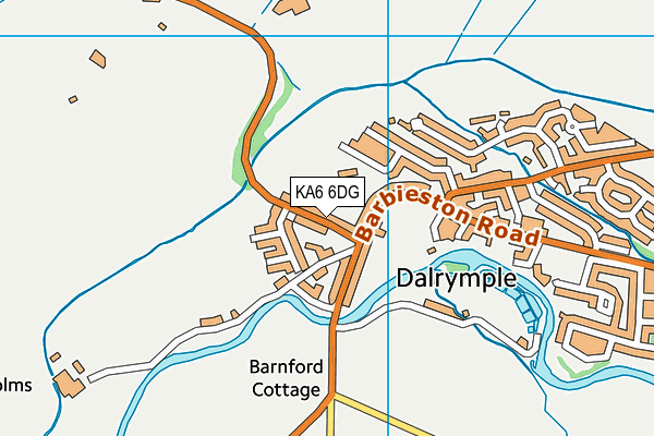 KA6 6DG map - OS VectorMap District (Ordnance Survey) KA6 6DG map - OS VectorMap District (Ordnance Survey)