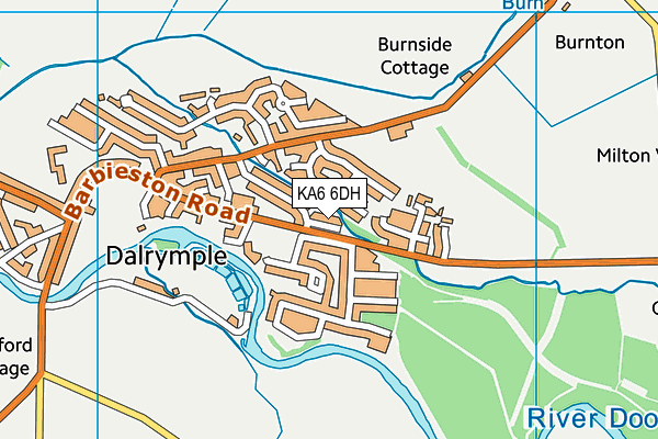 KA6 6DH map - OS VectorMap District (Ordnance Survey) KA6 6DH map - OS VectorMap District (Ordnance Survey)