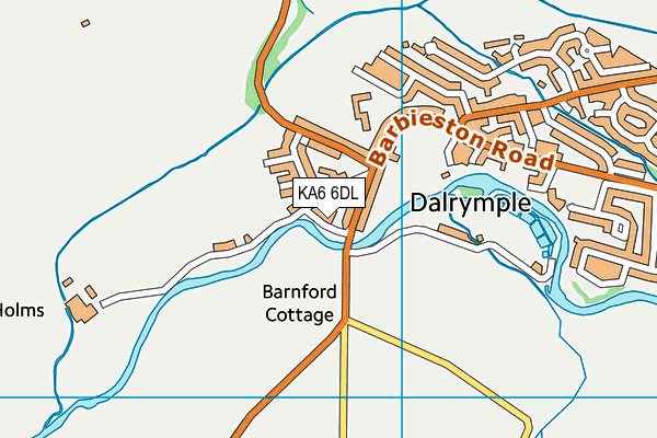KA6 6DL map - OS VectorMap District (Ordnance Survey) KA6 6DL map - OS VectorMap District (Ordnance Survey)