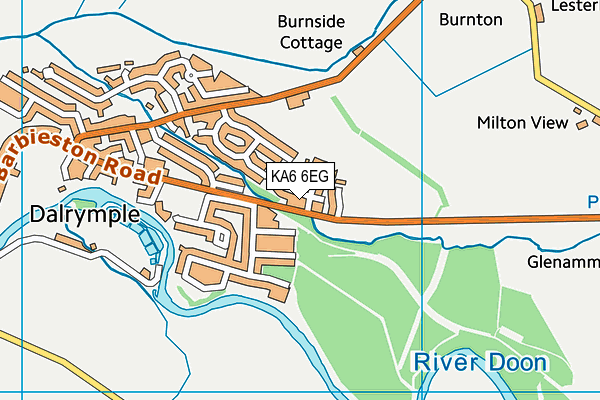 KA6 6EG map - OS VectorMap District (Ordnance Survey) KA6 6EG map - OS VectorMap District (Ordnance Survey)