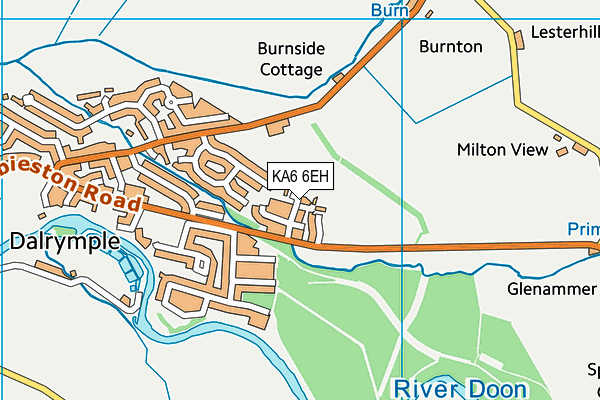 KA6 6EH map - OS VectorMap District (Ordnance Survey) KA6 6EH map - OS VectorMap District (Ordnance Survey)