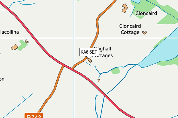KA6 6ET map - OS VectorMap District (Ordnance Survey) KA6 6ET map - OS VectorMap District (Ordnance Survey)