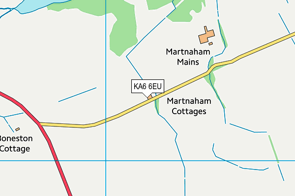 KA6 6EU map - OS VectorMap District (Ordnance Survey) KA6 6EU map - OS VectorMap District (Ordnance Survey)