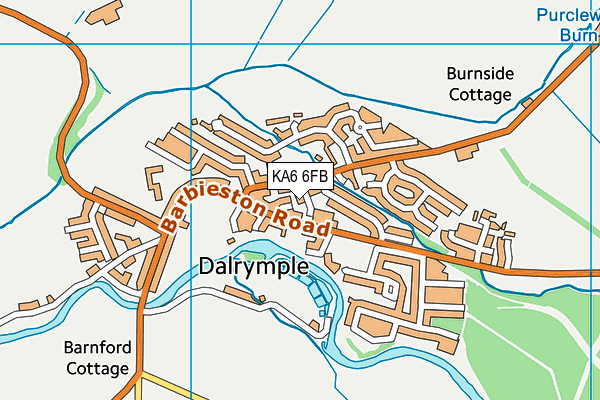 KA6 6FB map - OS VectorMap District (Ordnance Survey)