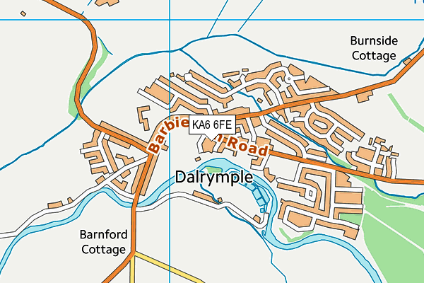 KA6 6FE map - OS VectorMap District (Ordnance Survey) KA6 6FE map - OS VectorMap District (Ordnance Survey)
