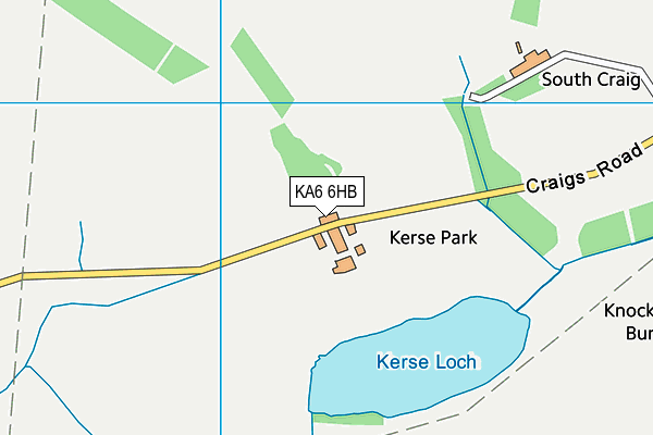 KA6 6HB map - OS VectorMap District (Ordnance Survey) KA6 6HB map - OS VectorMap District (Ordnance Survey)
