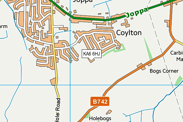 KA6 6HJ map - OS VectorMap District (Ordnance Survey)