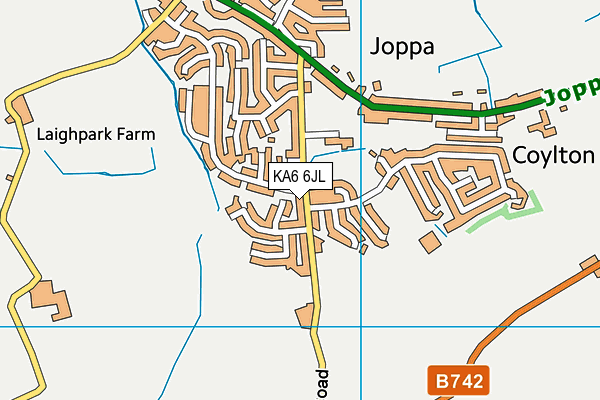 KA6 6JL map - OS VectorMap District (Ordnance Survey) KA6 6JL map - OS VectorMap District (Ordnance Survey)