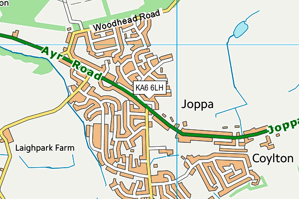 KA6 6LH map - OS VectorMap District (Ordnance Survey) KA6 6LH map - OS VectorMap District (Ordnance Survey)