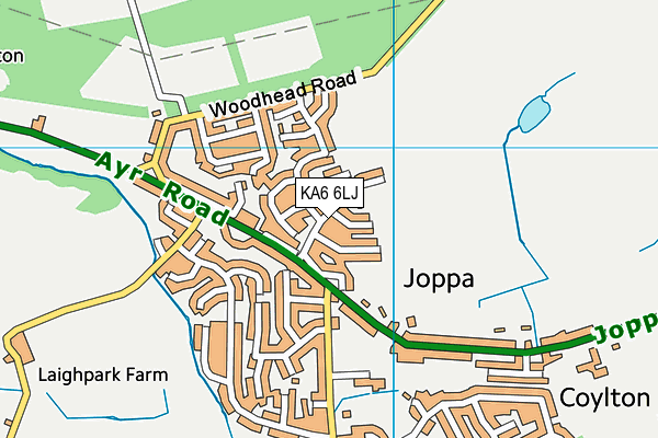 KA6 6LJ map - OS VectorMap District (Ordnance Survey) KA6 6LJ map - OS VectorMap District (Ordnance Survey)