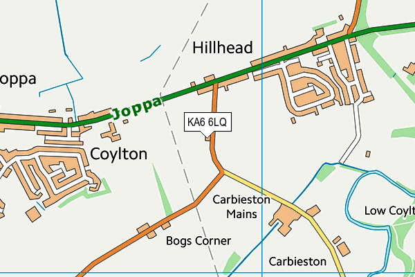 KA6 6LQ map - OS VectorMap District (Ordnance Survey) KA6 6LQ map - OS VectorMap District (Ordnance Survey)