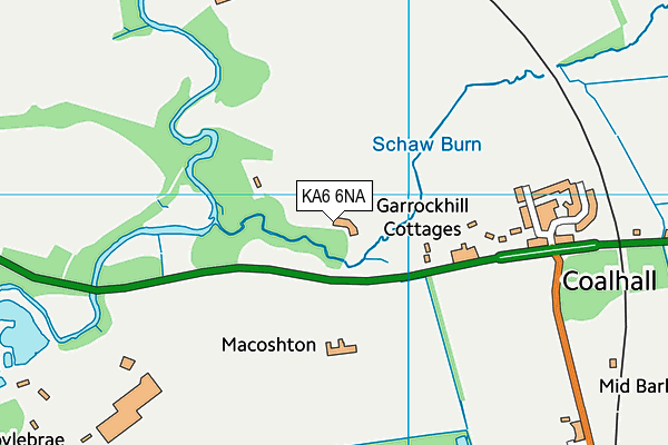 KA6 6NA map - OS VectorMap District (Ordnance Survey) KA6 6NA map - OS VectorMap District (Ordnance Survey)