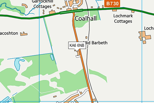 KA6 6NB map - OS VectorMap District (Ordnance Survey) KA6 6NB map - OS VectorMap District (Ordnance Survey)