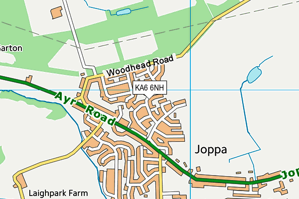 KA6 6NH map - OS VectorMap District (Ordnance Survey) KA6 6NH map - OS VectorMap District (Ordnance Survey)