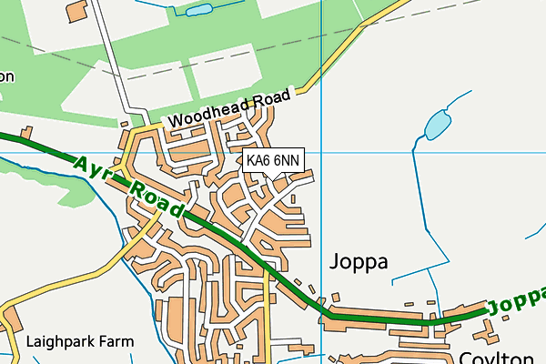 KA6 6NN map - OS VectorMap District (Ordnance Survey) KA6 6NN map - OS VectorMap District (Ordnance Survey)