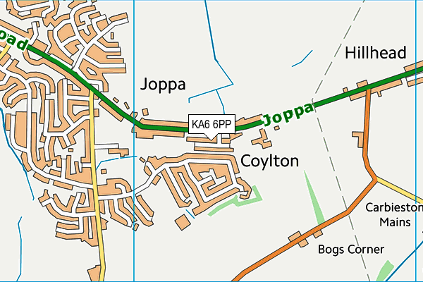 KA6 6PP map - OS VectorMap District (Ordnance Survey) KA6 6PP map - OS VectorMap District (Ordnance Survey)