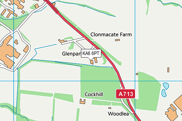 KA6 6PT map - OS VectorMap District (Ordnance Survey) KA6 6PT map - OS VectorMap District (Ordnance Survey)