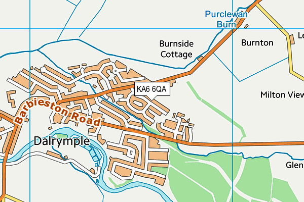 KA6 6QA map - OS VectorMap District (Ordnance Survey) KA6 6QA map - OS VectorMap District (Ordnance Survey)
