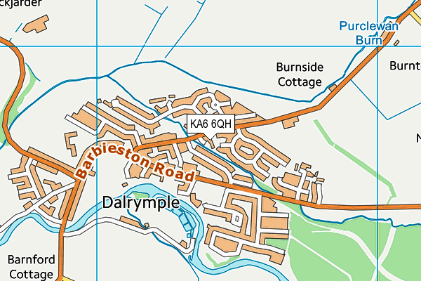 KA6 6QH map - OS VectorMap District (Ordnance Survey) KA6 6QH map - OS VectorMap District (Ordnance Survey)