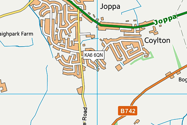 KA6 6QN map - OS VectorMap District (Ordnance Survey) KA6 6QN map - OS VectorMap District (Ordnance Survey)