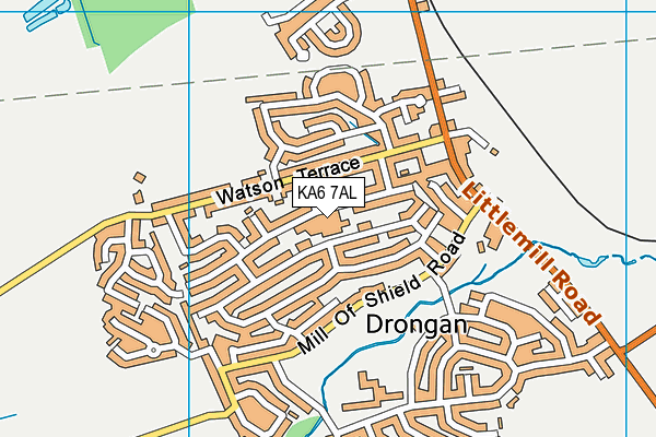 KA6 7AL map - OS VectorMap District (Ordnance Survey) KA6 7AL map - OS VectorMap District (Ordnance Survey)
