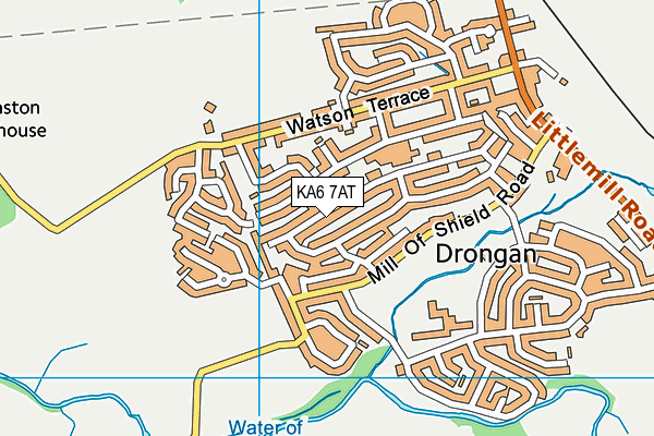 KA6 7AT map - OS VectorMap District (Ordnance Survey) KA6 7AT map - OS VectorMap District (Ordnance Survey)
