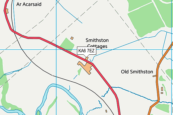 KA6 7EZ map - OS VectorMap District (Ordnance Survey) KA6 7EZ map - OS VectorMap District (Ordnance Survey)