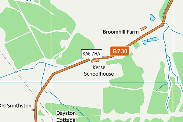KA6 7HA map - OS VectorMap District (Ordnance Survey)