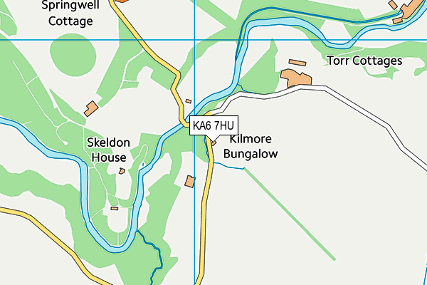 KA6 7HU map - OS VectorMap District (Ordnance Survey) KA6 7HU map - OS VectorMap District (Ordnance Survey)
