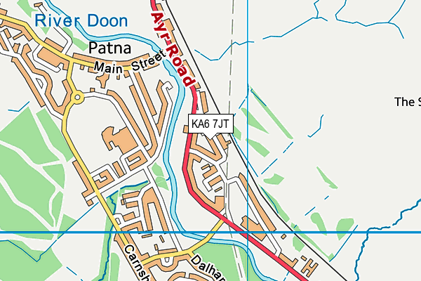 KA6 7JT map - OS VectorMap District (Ordnance Survey) KA6 7JT map - OS VectorMap District (Ordnance Survey)