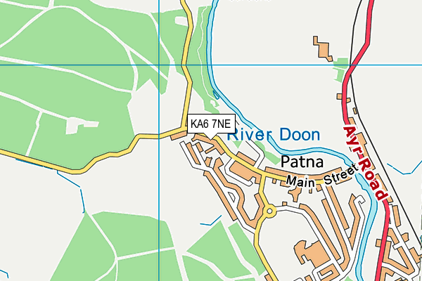 KA6 7NE map - OS VectorMap District (Ordnance Survey) KA6 7NE map - OS VectorMap District (Ordnance Survey)