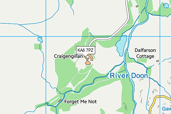 KA6 7PZ map - OS VectorMap District (Ordnance Survey) KA6 7PZ map - OS VectorMap District (Ordnance Survey)
