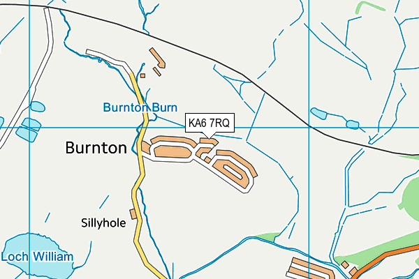 KA6 7RQ map - OS VectorMap District (Ordnance Survey) KA6 7RQ map - OS VectorMap District (Ordnance Survey)