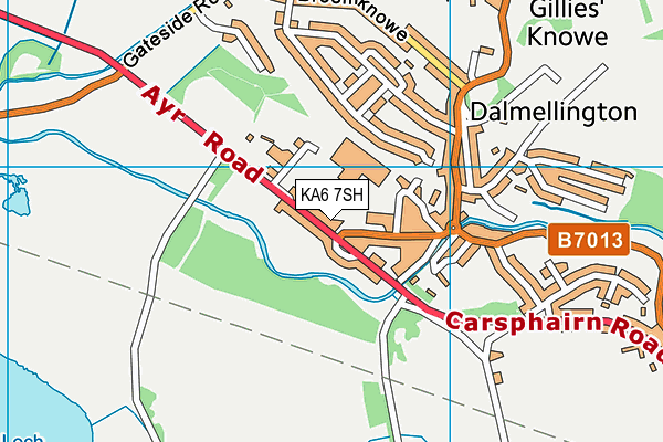 KA6 7SH map - OS VectorMap District (Ordnance Survey) KA6 7SH map - OS VectorMap District (Ordnance Survey)