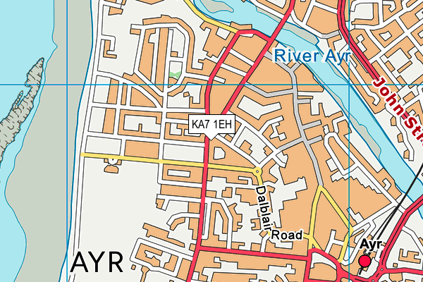 KA7 1EH map - OS VectorMap District (Ordnance Survey) KA7 1EH map - OS VectorMap District (Ordnance Survey)