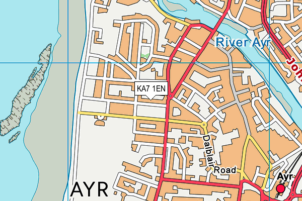 KA7 1EN map - OS VectorMap District (Ordnance Survey) KA7 1EN map - OS VectorMap District (Ordnance Survey)