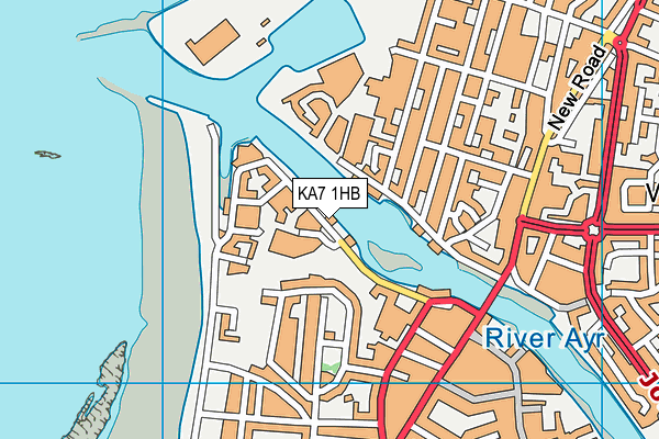KA7 1HB map - OS VectorMap District (Ordnance Survey) KA7 1HB map - OS VectorMap District (Ordnance Survey)