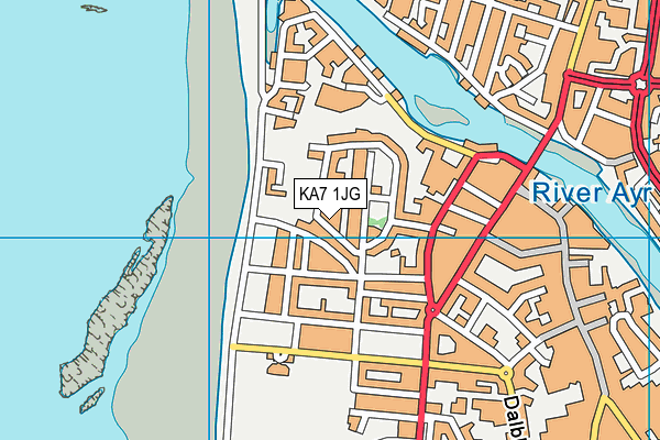 KA7 1JG map - OS VectorMap District (Ordnance Survey) KA7 1JG map - OS VectorMap District (Ordnance Survey)