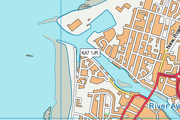 KA7 1JR map - OS VectorMap District (Ordnance Survey) KA7 1JR map - OS VectorMap District (Ordnance Survey)