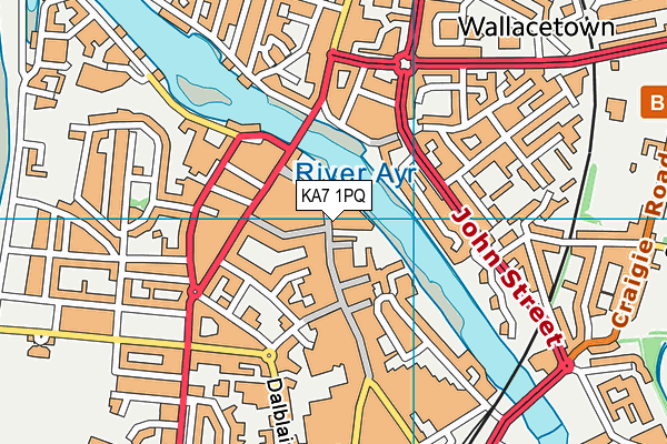 KA7 1PQ map - OS VectorMap District (Ordnance Survey) KA7 1PQ map - OS VectorMap District (Ordnance Survey)