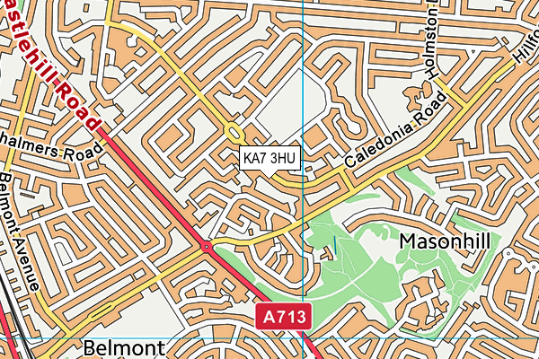 KA7 3HU map - OS VectorMap District (Ordnance Survey) KA7 3HU map - OS VectorMap District (Ordnance Survey)
