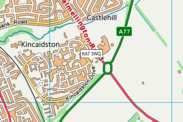KA7 3WQ map - OS VectorMap District (Ordnance Survey) KA7 3WQ map - OS VectorMap District (Ordnance Survey)