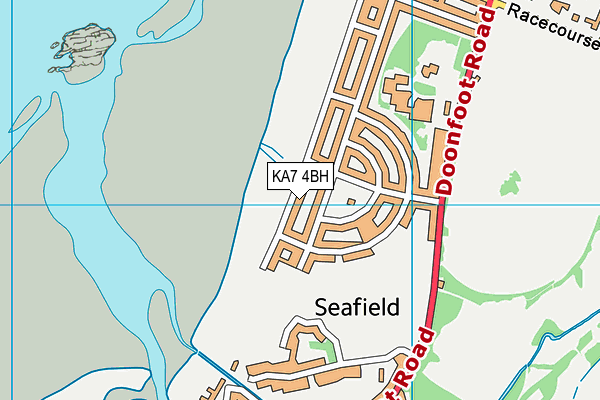 KA7 4BH map - OS VectorMap District (Ordnance Survey) KA7 4BH map - OS VectorMap District (Ordnance Survey)
